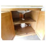 Clinton 72 in. W Double Vanity in Almond Latte with Natural Marble Vanity Top in White with White Sink