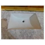 Clinton 72 in. W Double Vanity in Almond Latte with Natural Marble Vanity Top in White with White Sink