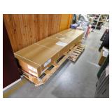 Arizona 5000 Wave 9 ft. 6 in. x 16 ft. 3 in. x 9 ft. H Carport with Corrugated Solar Gray Polycarbonate Roof Panels by Palram