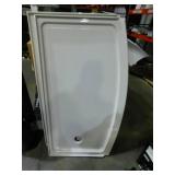 Ovation Curve 30 in. x 60 in. Single Threshold Left Hand Drain Shower Base in Arctic White by American Standard