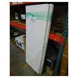 A2 8 in. x 24 in. x 62 in. 2-piece Direct-to-Stud Shower Wall Panels in White