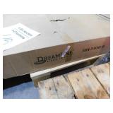 Prism 34.125 in. x 34.125 in. x 72 in. Semi-Frameless Neo-Angle Pivot Shower Enclosure in Brushed Nickel by DreamLine