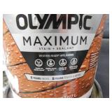 Maximum 5 gal. Dark Mahogany Semi-Transparent Exterior Stain and Sealant in One Low VOC by Olympic
