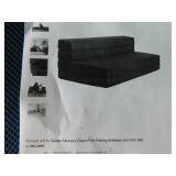 Tri Fold 4.5 in. Queen Memory Foam Firm Folding Mattress and Sofa Bed by MILLIARD