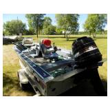 1990 Alumacraft Fishing Boat & Trailer Package