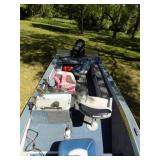 1990 Alumacraft Fishing Boat & Trailer Package