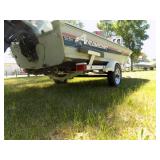 1990 Alumacraft Fishing Boat & Trailer Package