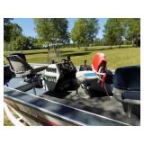 1990 Alumacraft Fishing Boat & Trailer Package