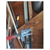 Collection Of Lawn And Outdoor Tools And Building Materials