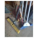Collection Of Lawn And Outdoor Tools And Building Materials