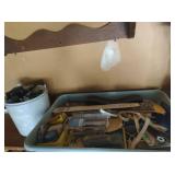 Collection Of Garage Items And Hardware