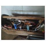 Vintage Toolbox With Contents