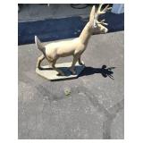 Stone Or Simular Material Deer Statue