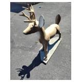 Stone Or Simular Material Deer Statue