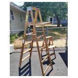 Keller Wood 6Ft.Ladder And 3ft. Step Ladder