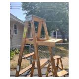 Keller Wood 6Ft.Ladder And 3ft. Step Ladder