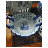 Collection Of Blue And White Style Dishware