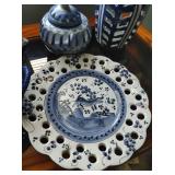 Collection Of Blue And White Style Dishware
