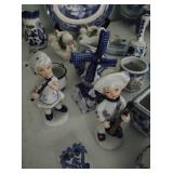 Collection Of Blue And White Style Dishware And Décor