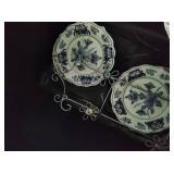 Collection Of Blue And White Style Dishware And Décor