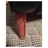Vintage Black Pleather Rocking Recliner