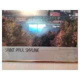 Two City Skyline Framed Posters