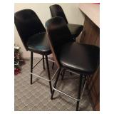 Four Vintage Barstools