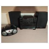 Emerson Compact Stereo Center and Jensen CD Player/Radio