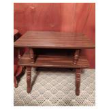 Two Vintage End Tables