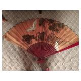 Large Asian Fan Décor