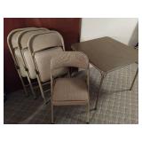Folding Table and Chairs