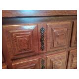 Lowboy Dresser with Mirror