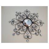 Metal Wall Mirror Décor