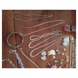 Collection of Fashion Costume Jewelry
