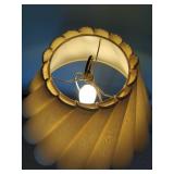 Brass Lamp with glass shelf