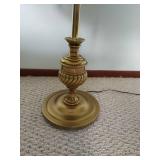 Brass Lamp with glass shelf