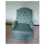 Vintage Upholstered Swivel Chair
