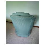 Vintage Upholstered Swivel Chair