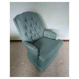 Vintage Upholstered Swivel Chair