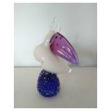 Glass Pelican Figurine