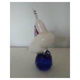 Glass Pelican Figurine