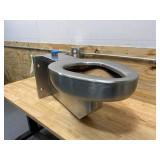 ACORN Stainless Steel, Top, Prison Toilet, Wall, 4 in Rough-In (Retails for $994.19)