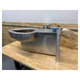 ACORN Stainless Steel, Top, Prison Toilet, Wall, 4 in Rough-In (Retails for $994.19)