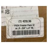 THERMOSAFE Lot of 3 Cases of-  Freezer Pack, Length 6 3/4 in, Width 4 in (24 per case)