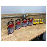 ENERGIZER Lot of 4-  Energizer LED Folding Lanterns and EVEREADY Lot of 3- Readyflex Floating Lanterns