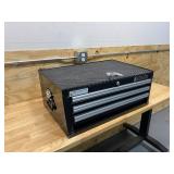 WESTWARD Powder Coated Black, Light Duty, Intermediate Chest, 26 3/8 in Overall Width