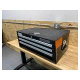 WESTWARD Powder Coated Black, Light Duty, Intermediate Chest, 26 3/8 in Overall Width