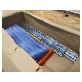 TMI Strip Door, Ribbed Strip Texture, 4 ft Opening Width, 7 ft Opening Height