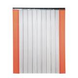 TMI Strip Door, Ribbed Strip Texture, 4 ft Opening Width, 7 ft Opening Height