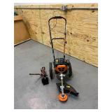 POWERMATE 43 cc Gas Wheeled String Trimmer Plus Edger Attachment Combo Kit (2-Tool)